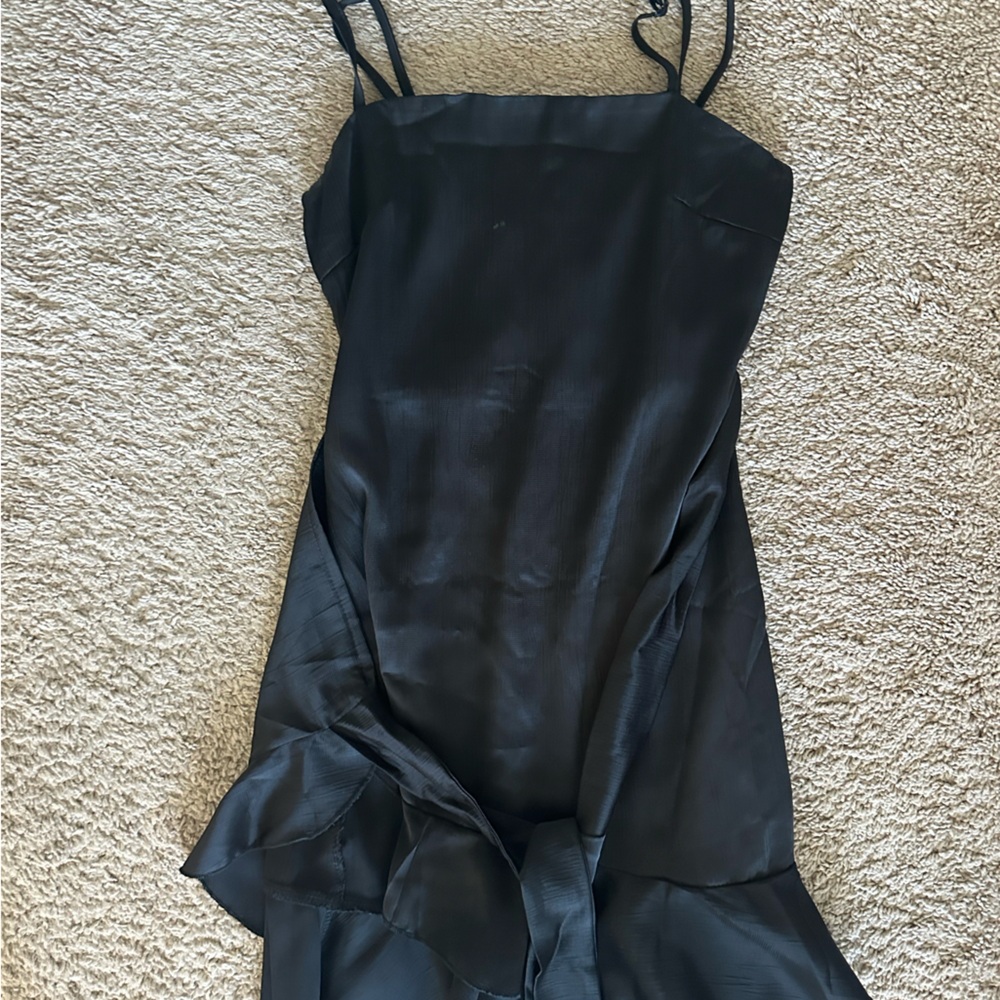 Princess Polly Black Tie Dress